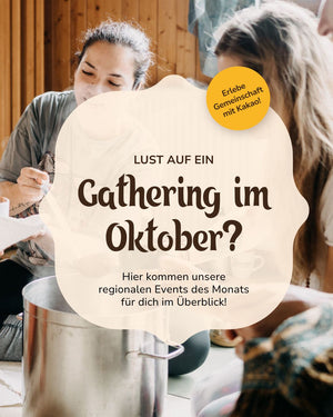 Kakao Gatherings im Oktober 2025 – Dein Überblick über alle Events