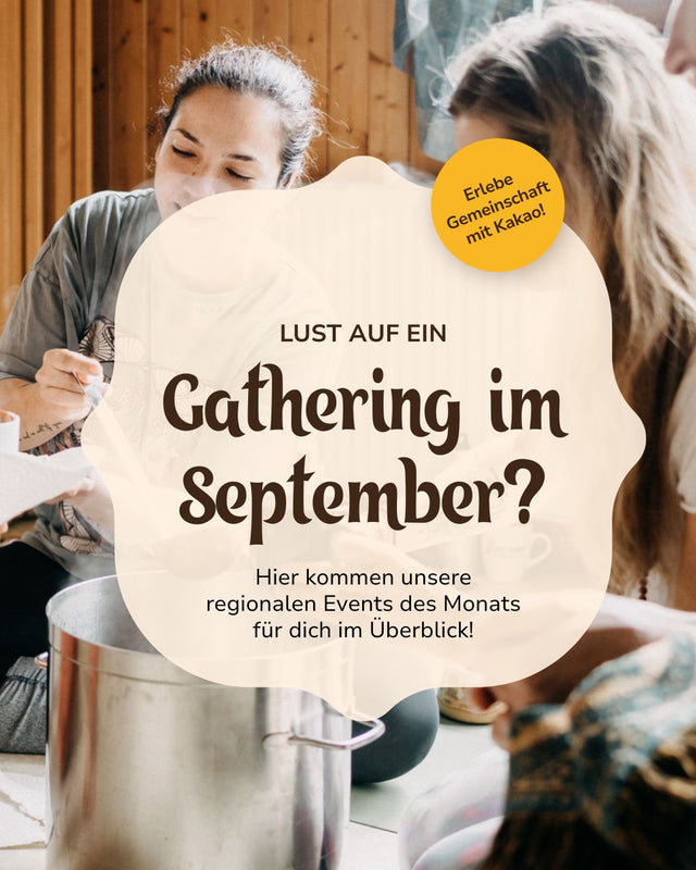 Kakao Gatherings im September 2025 – Dein Überblick über alle Events