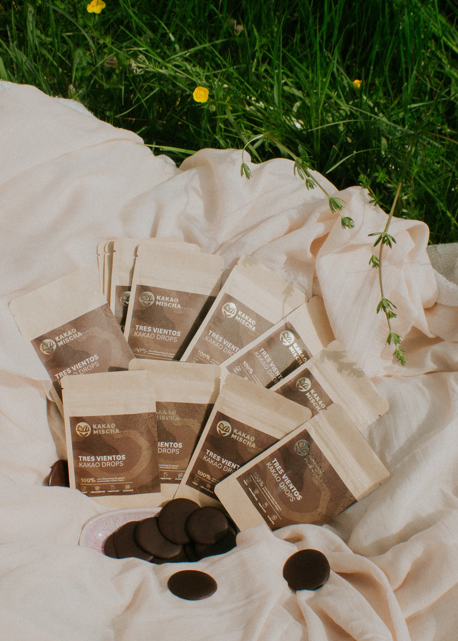 Tres Vientos Kakao Drops: 20g Drops im 12er Pack