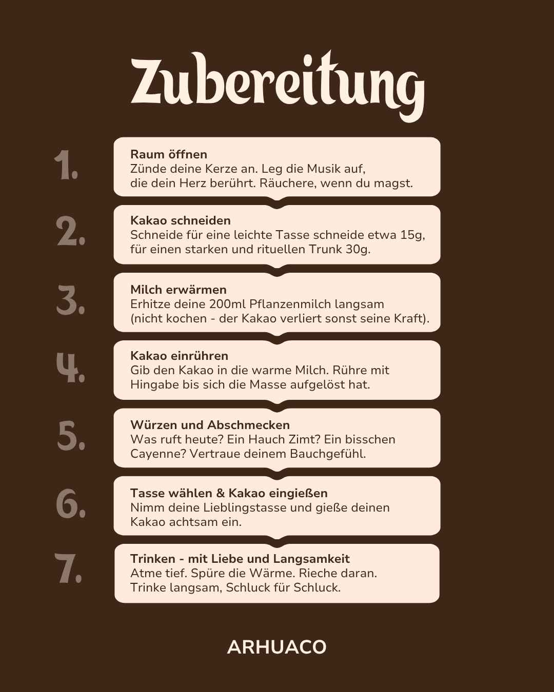 Der Arhuaco: 500g indigener & zeremonieller Kakao (limitiert)