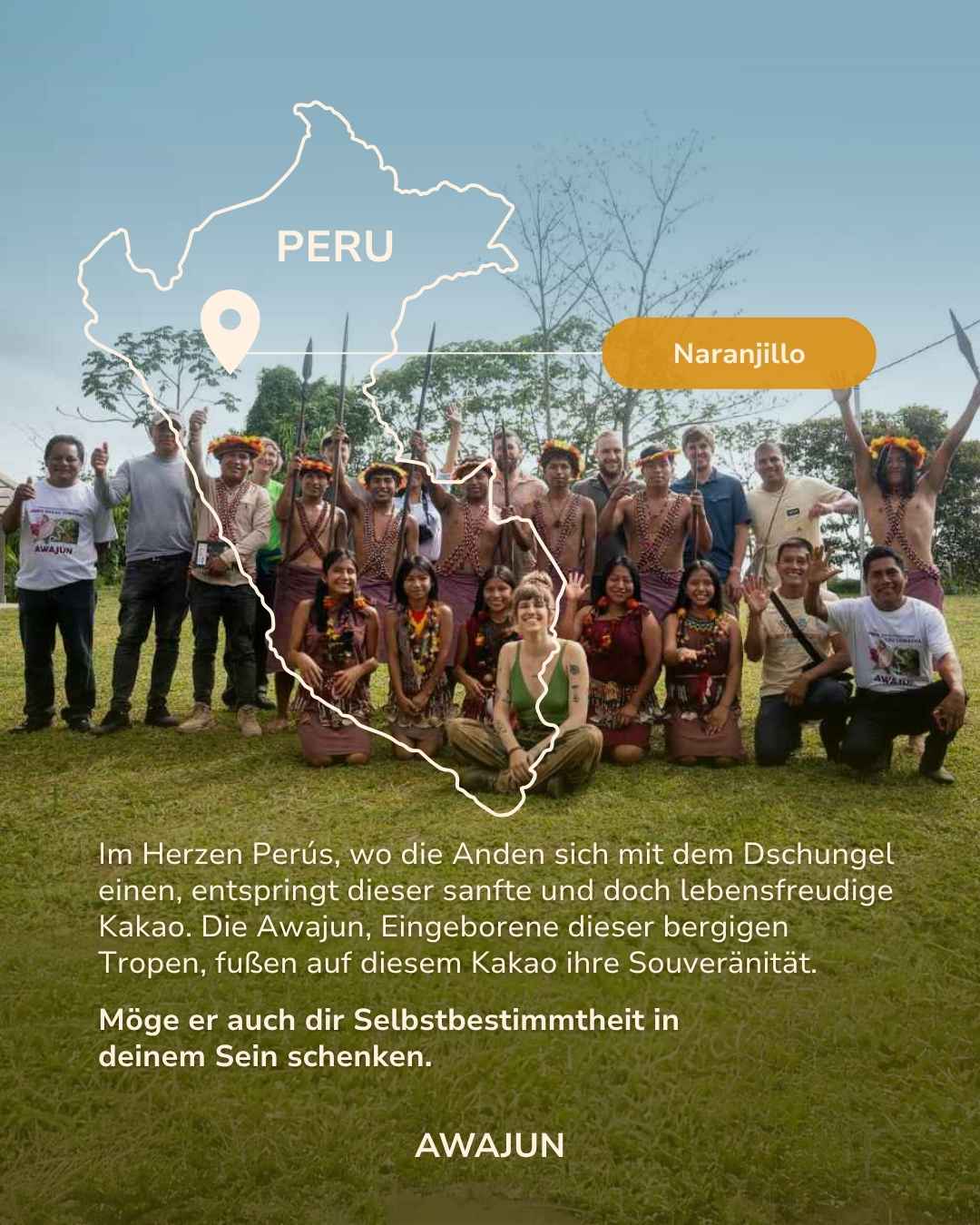 Der Awajun: 500g indigener & zeremonieller Kakao