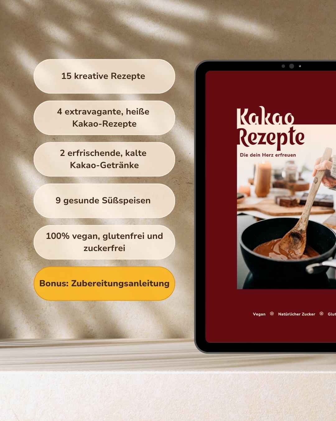 Zeremonieller Kakao Probierset: 650 g Kakao und 3 Gratis E-Books