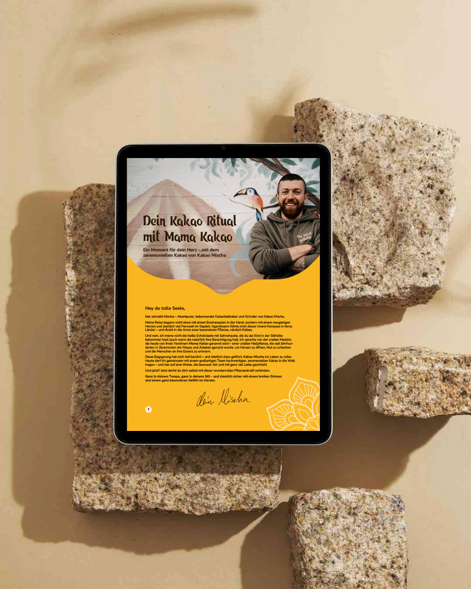 Kakao Zubereitung E-Book: So gelingt dir der perfekte zeremonielle Kakao Trunk