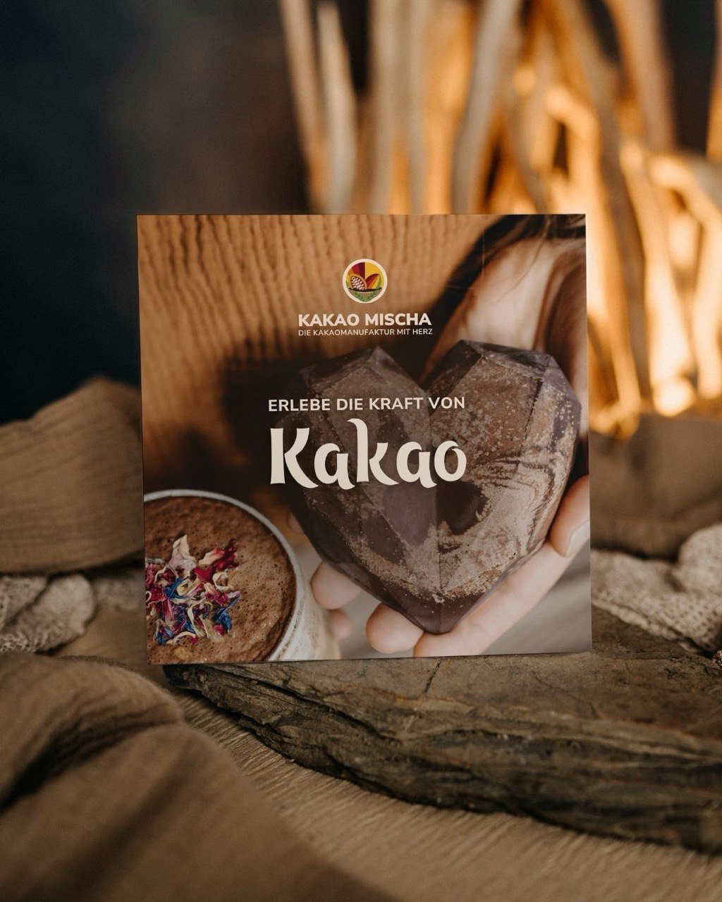 Kakaoflyer "Erlebe die Kraft von Kakao"
