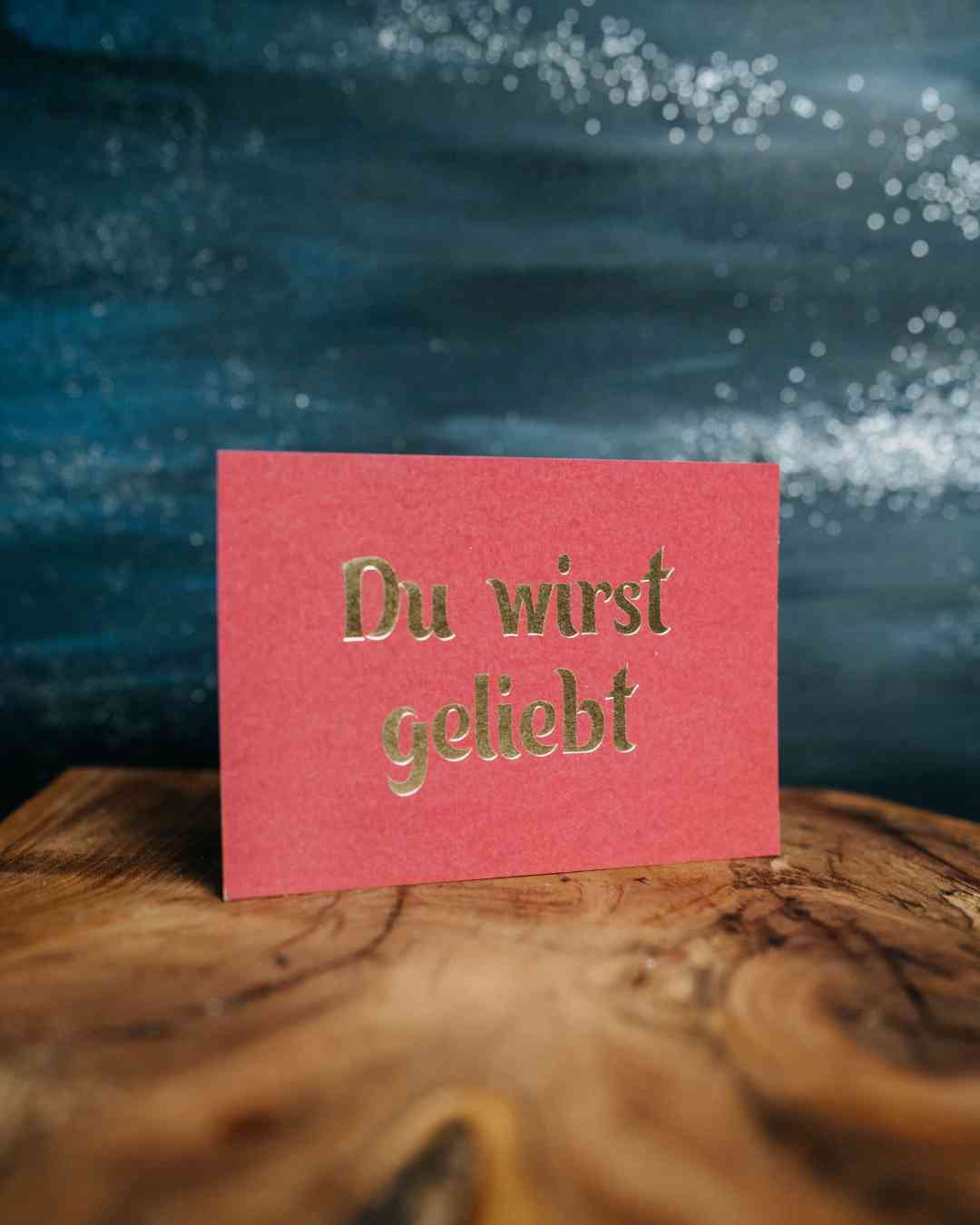 Postkarte: Du wirst geliebt - Kakao Mischa