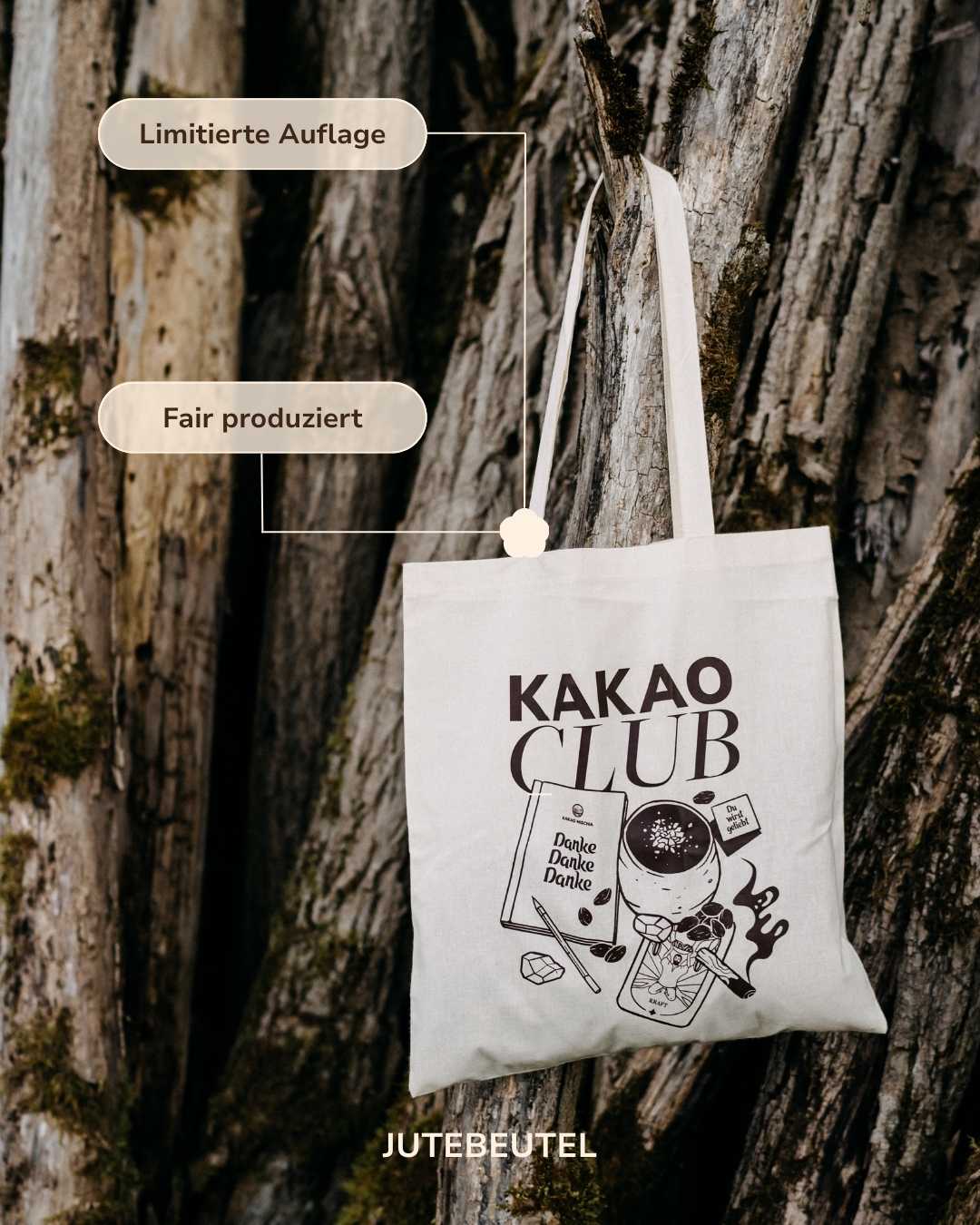 Kakao Mischa Jutebeutel