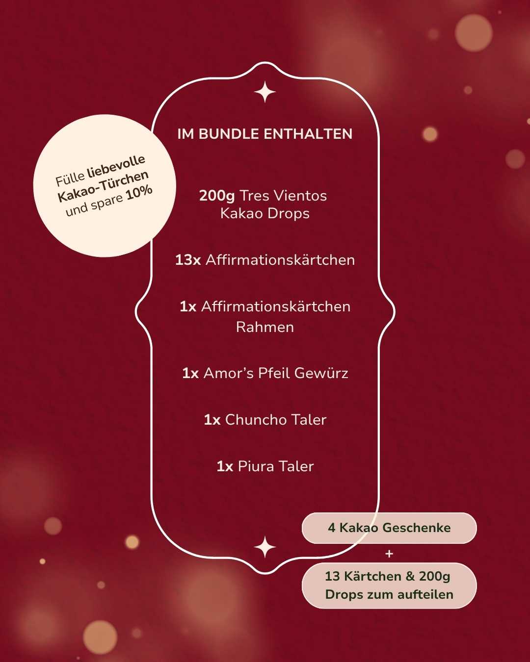 Kakao Adventsbundle – für 12 Tage voller Liebe & Verbundenheit