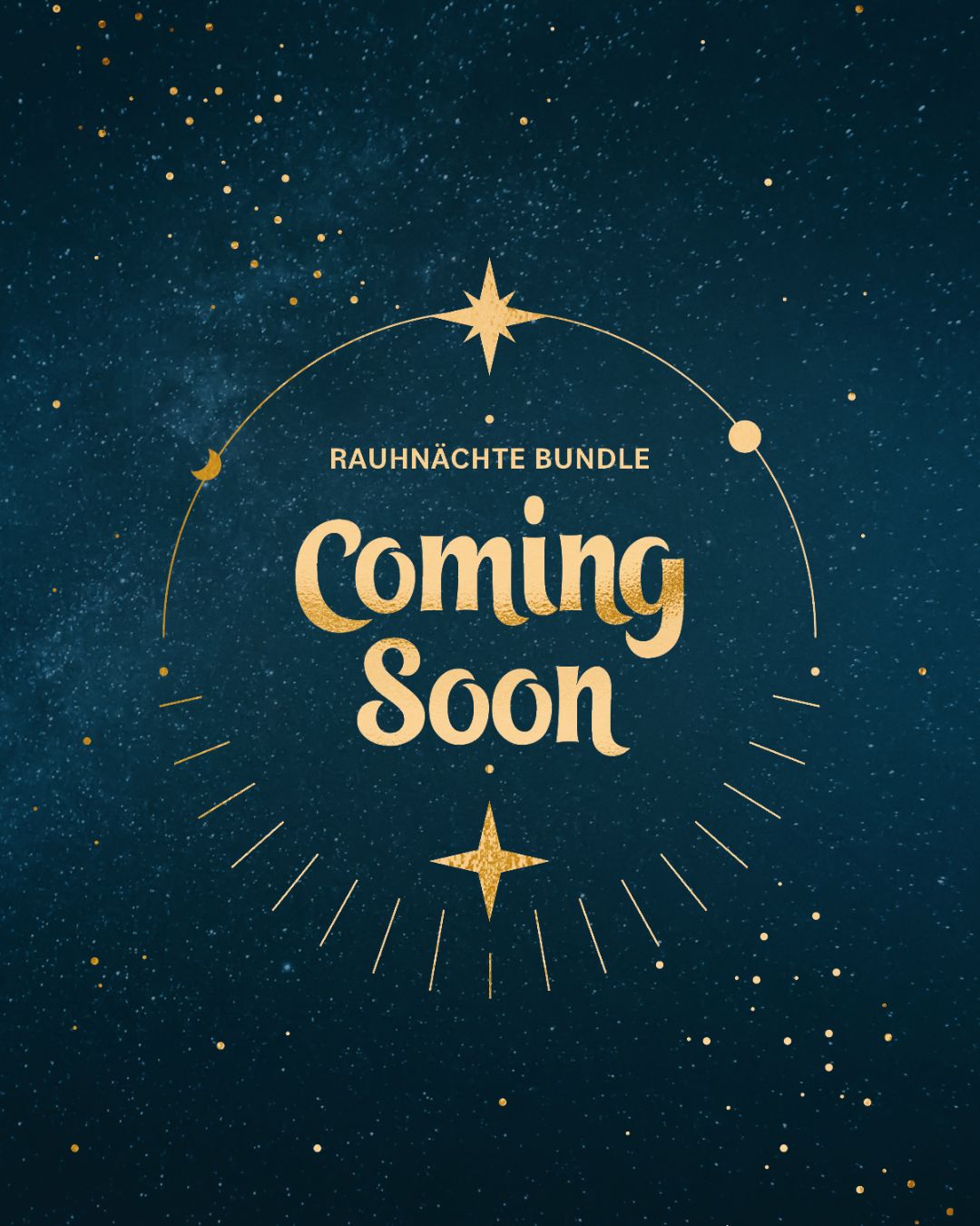 Die goldenen Nächte - Dein Rauhnächte-Bundle mit zeremoniellem Kakao und Räucherwerk