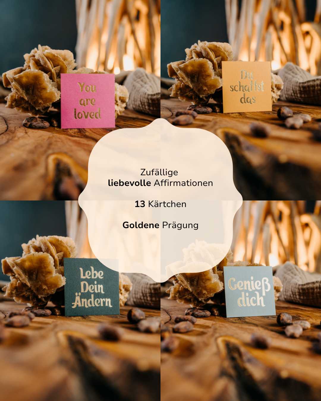 Affirmation card set