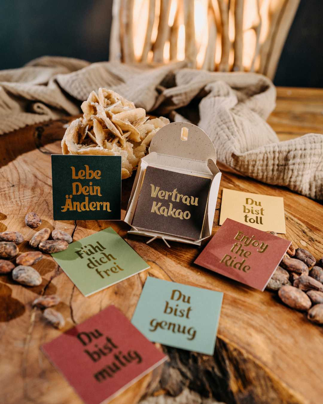 Affirmation card set