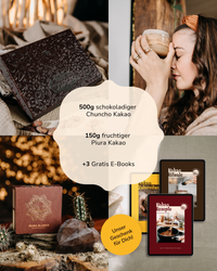 Zeremonieller Kakao Probierset: 650 g Kakao und 3 Gratis E-Books