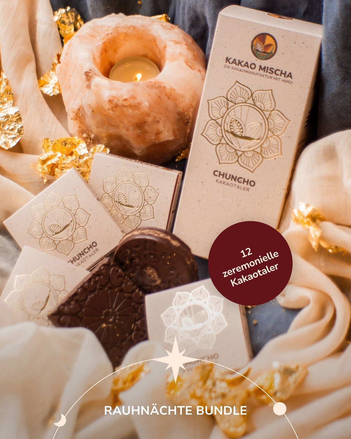 Golden Nights - Your Yuletide Bundle with Ceremonial Cacao and Incense