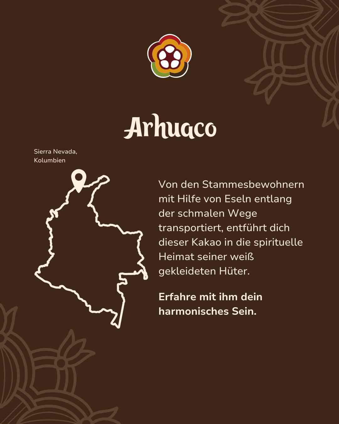Der Arhuaco: Indigener & zeremonieller Kakao (limitiert) - Kakao Mischa