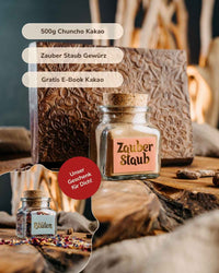 Der Chuncho Kakao Bundle: Mit Zauber Staub Gewürz und Topping geschenkt + Gratis E-Book
