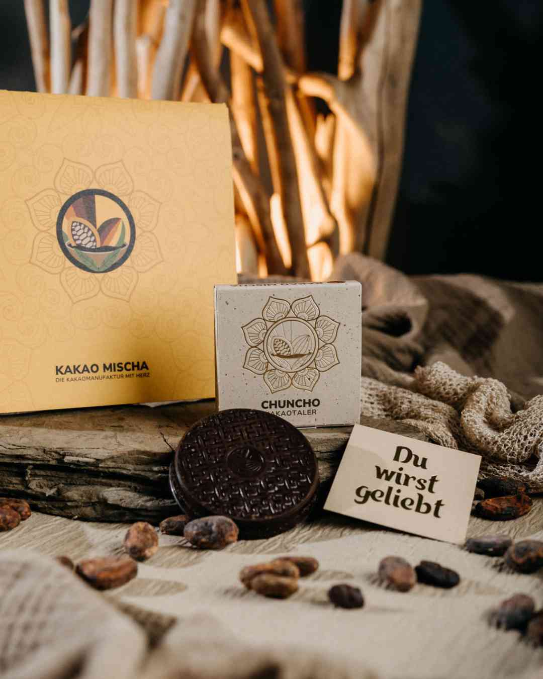 The Chuncho Gift Bundle: Ceremonial Cacao bars with Instructions and Affirmations