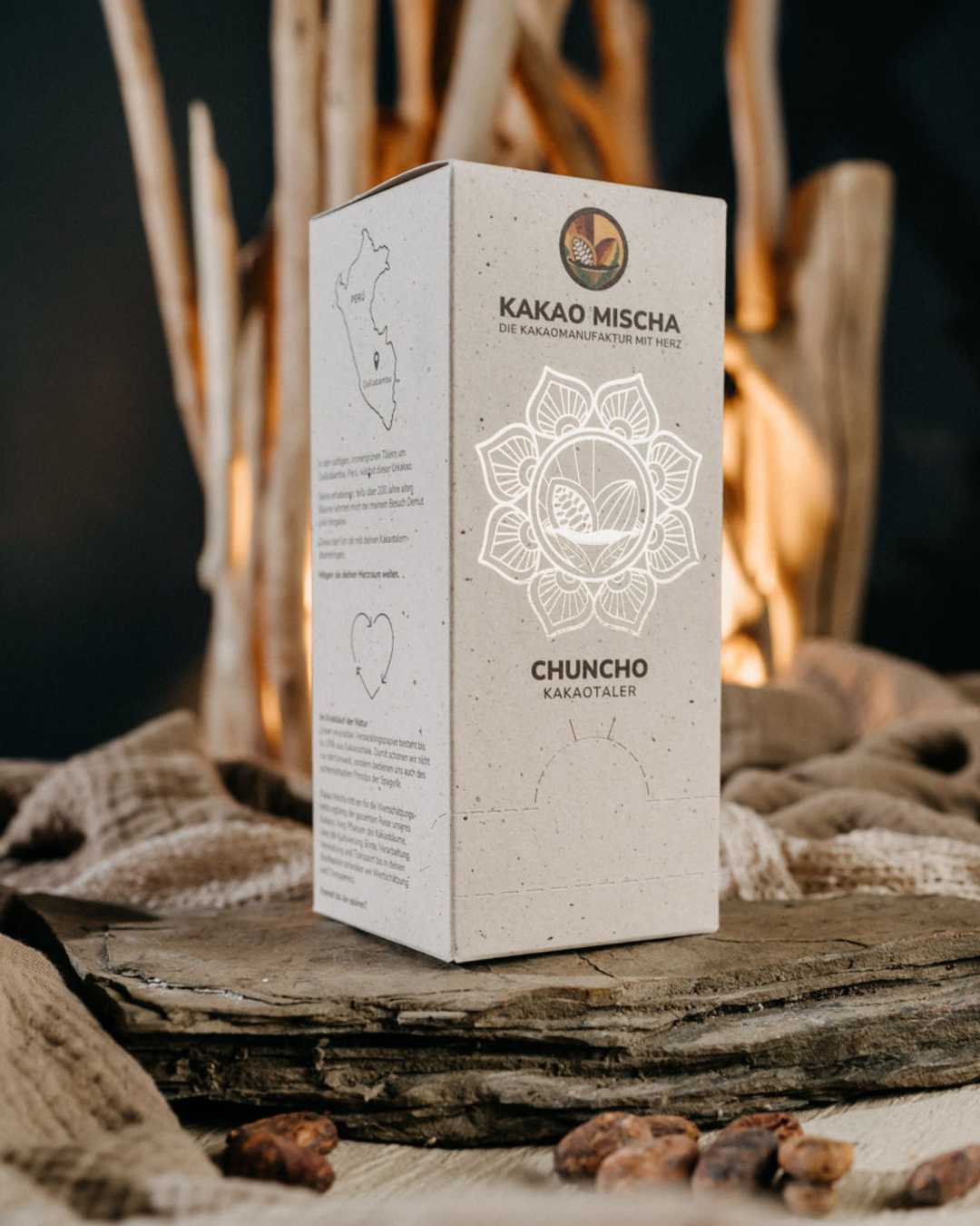 The Chuncho: Ceremonial cacao bars in a pack of 12