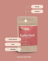 Kakao Gewürz: Zauber Staub