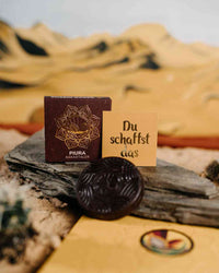 Der Piura: Geschenk Set - Zeremonieller Kakaotaler mit Anleitung & Affirmation