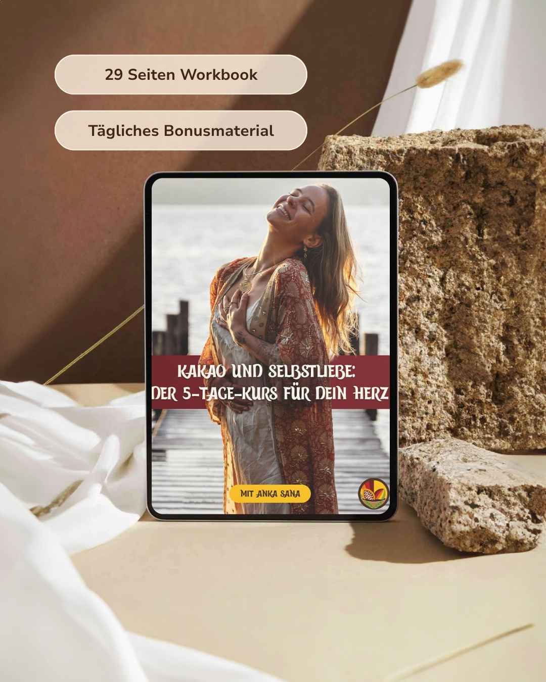 Kakao & Selbstliebekurs Set: Videokurs & Piura Kakao Yoni geschenkt