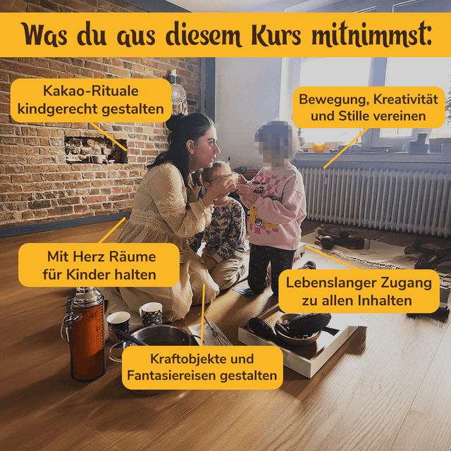 Videokurs Kinder-Kakaozeremonie: Traditionell & modern