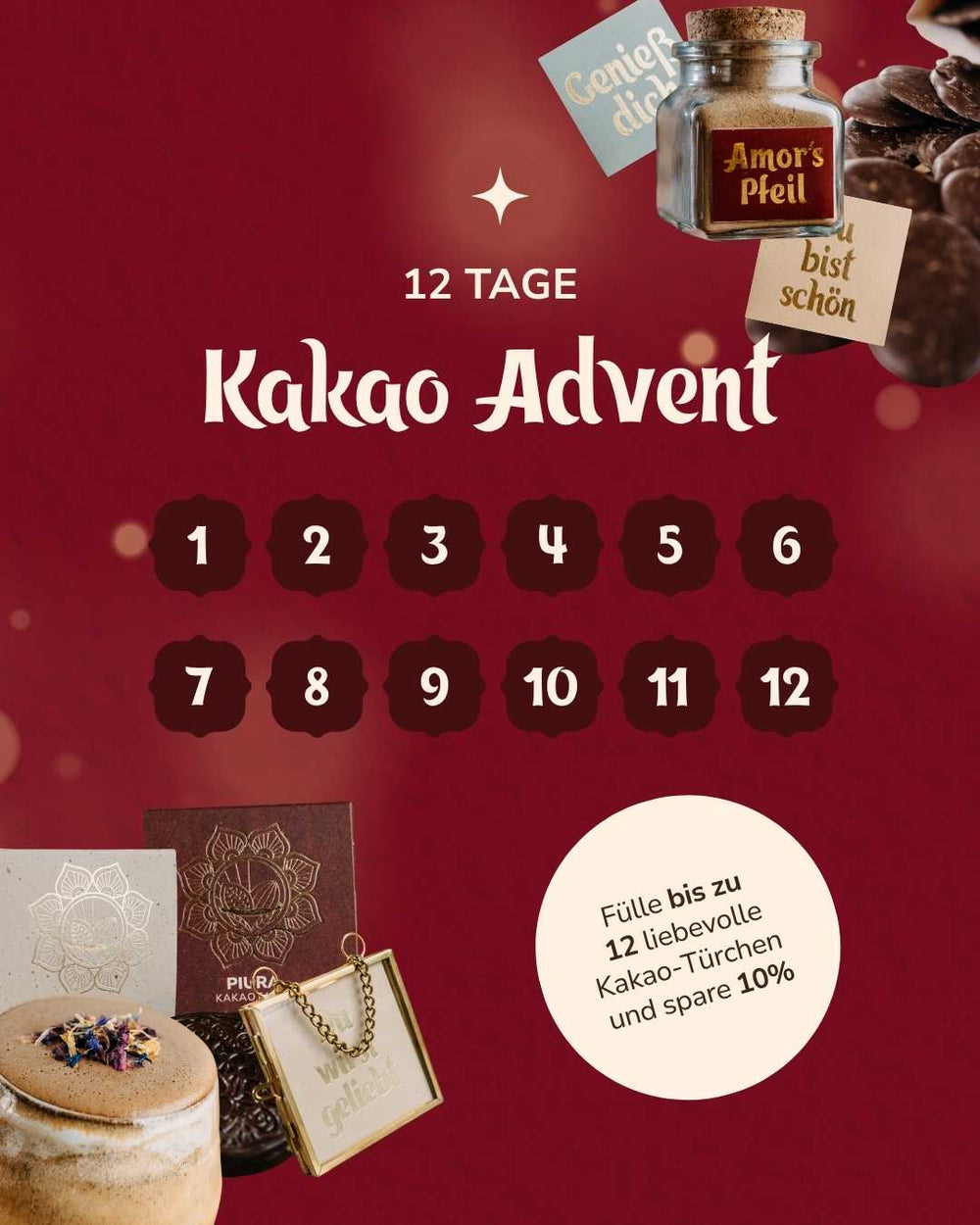 Kakao Adventsbundle – für 12 Tage voller Liebe & Verbundenheit