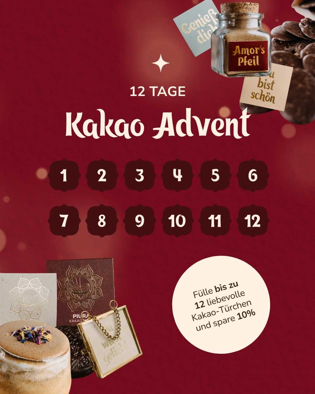 Kakao Adventsbundle – für 12 Tage voller Liebe & Verbundenheit