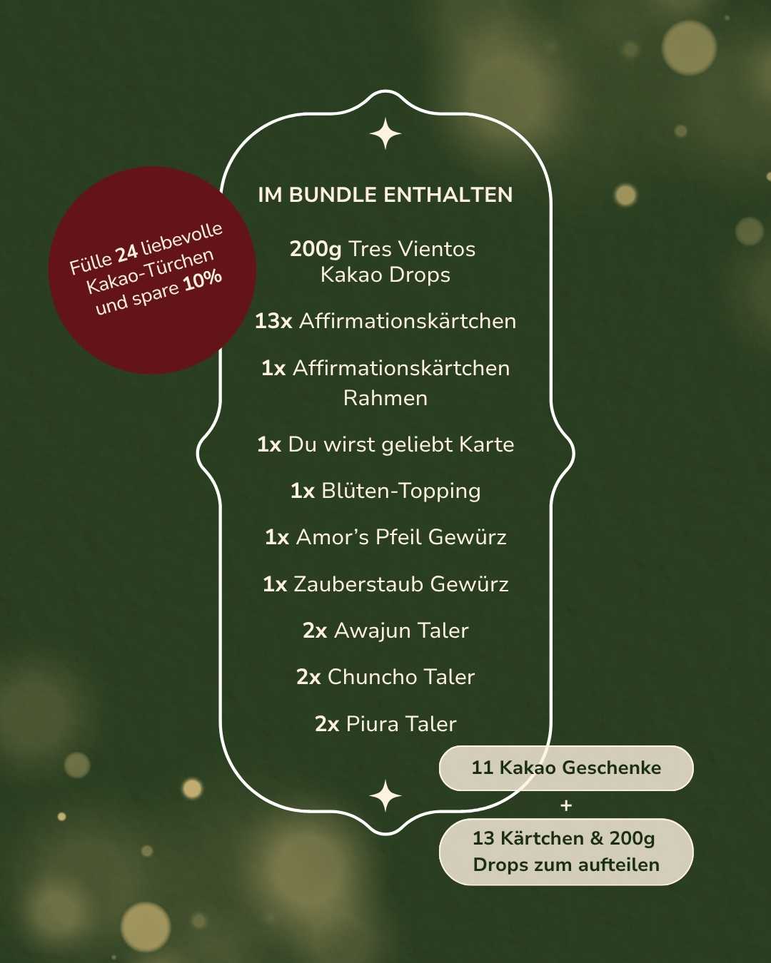 Kakao Adventsbundle – für 24 Tage voller Herz & Zauber