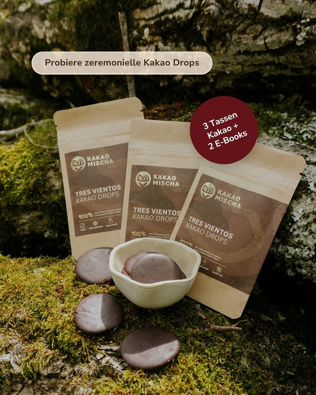Ritual-Starter: Kakao-Probierset für 3 Tassen Kakao inkl. E-Books